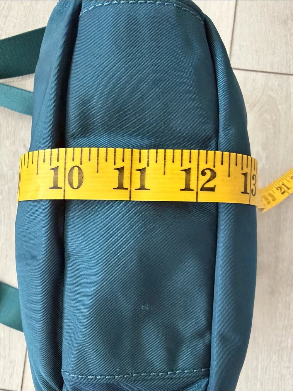 EUC Tumi Teal Nylon Crossbody Messenger Bag